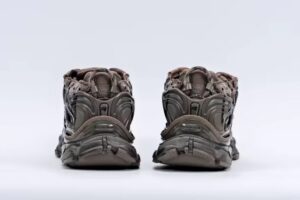 BALENCIAGA Graffiti Runner Sneakers in Mesh Nylon 4