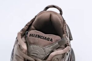 BALENCIAGA Graffiti Runner Sneakers in Mesh Nylon 6