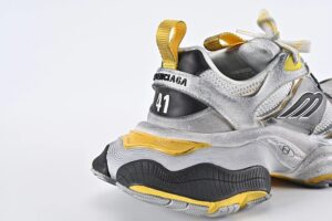 MENS CARGO SNEAKER IN GREY BLACK AND YELLOW REPS 4