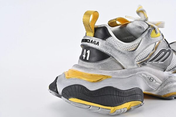 MENS CARGO SNEAKER IN GREY BLACK AND YELLOW REPS 4