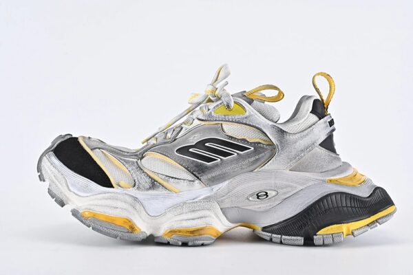 MENS CARGO SNEAKER IN GREY BLACK AND YELLOW REPS