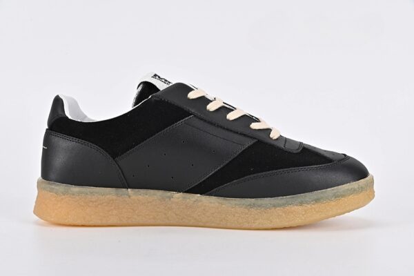 Margiela Lace up Low top Sneakers Black 3