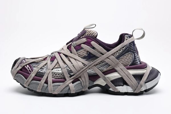 Balenciaga 3XL lace up Sneakers Purple2
