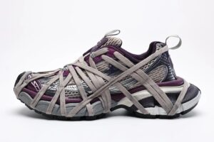 Balenciaga 3XL lace up Sneakers Purple3
