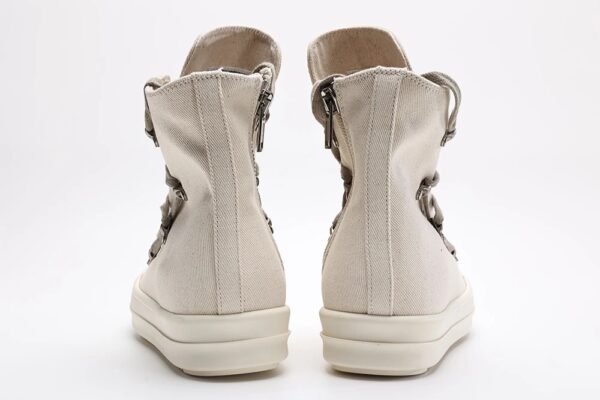Rick Owens DRKSHDW Strobe Cotton Nylon Hexa High ‘Pearl Milk 3