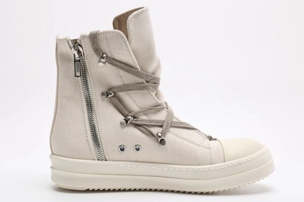Rick Owens DRKSHDW Strobe Cotton Nylon Hexa High ‘Pearl Milk 4