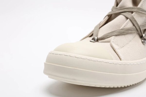 Rick Owens DRKSHDW Strobe Cotton Nylon Hexa High ‘Pearl Milk 6
