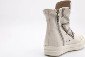 Rick Owens DRKSHDW Strobe Cotton Nylon Hexa High ‘Pearl Milk 7