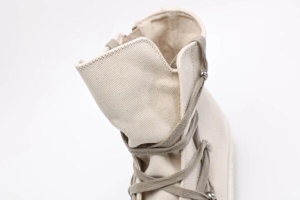 Rick Owens DRKSHDW Strobe Cotton Nylon Hexa High ‘Pearl Milk 9