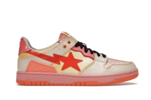 A Bathing Ape Bape SK8 Sta Orange Reps