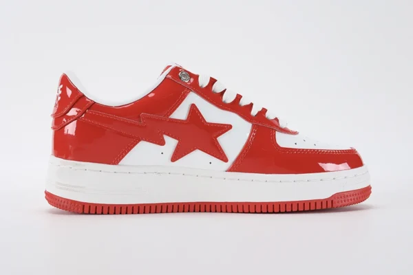 A Bathing Ape Bape Sta Patent Leather White Red Replica2023 05 18 at 04.34.00 3