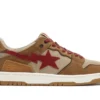 A Bathing Ape Sk8 Sta Wheat Red