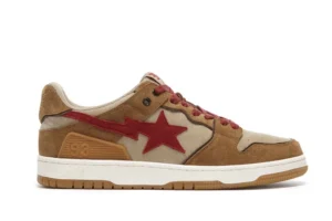 A Bathing Ape Sk8 Sta Wheat Red