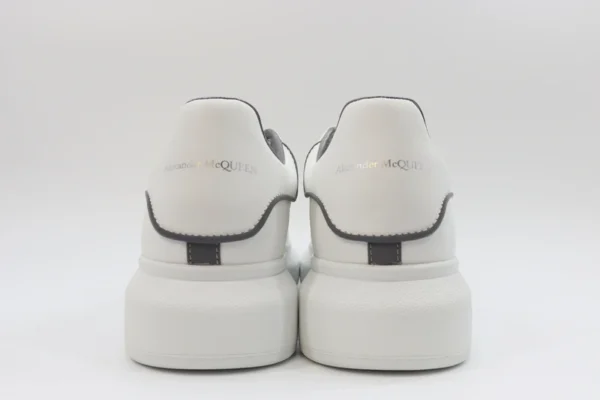 ALEXANDER MCQUEEN LEATHER PLATFORM TRAINERS SNEAKERS GRAY WHITE00005