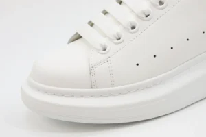 ALEXANDER MCQUEEN LEATHER PLATFORM TRAINERS SNEAKERS LASER00008