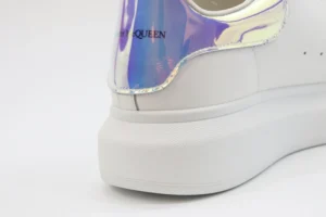 ALEXANDER MCQUEEN LEATHER PLATFORM TRAINERS SNEAKERS LASER00010