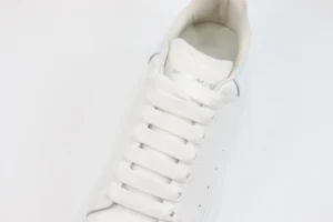 ALEXANDER MCQUEEN LEATHER PLATFORM TRAINERS SNEAKERS LASER00012