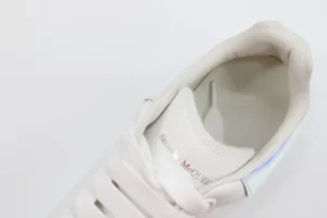 ALEXANDER MCQUEEN LEATHER PLATFORM TRAINERS SNEAKERS LASER00013