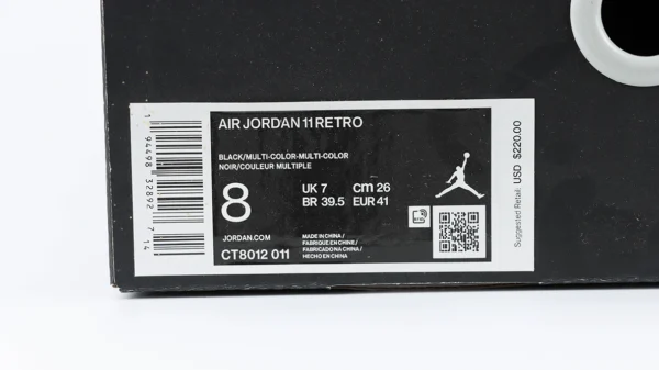 Air Jordan 11 Retro Jubilee 25th Anniversary Reps11