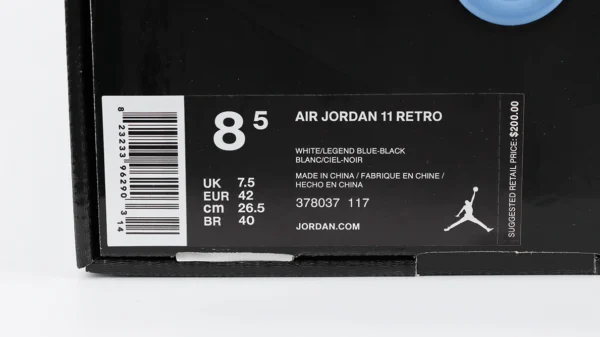 Air Jordan 11 Retro Legend Blue Reps11