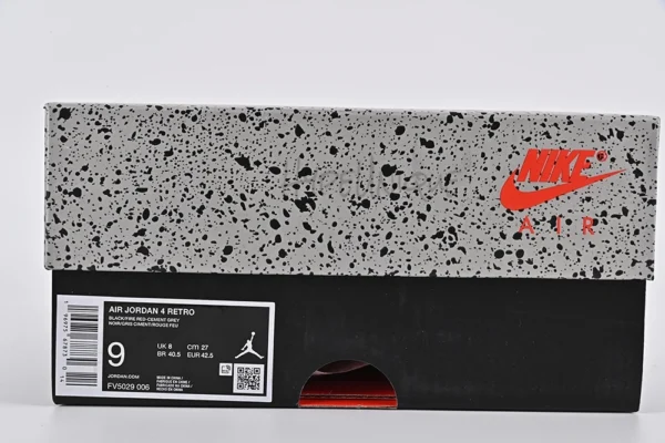 Air Jordan 4 Retro E28098Bred Reimagined Quality Replica10