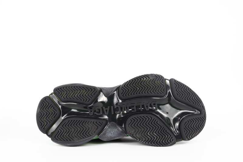 BALENCIAGA TRIPLE S SNEAKER BLACK GREEN 4