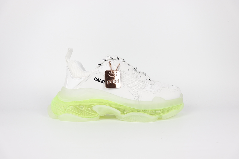 BALENCIAGA TRIPLE S SNEAKER WHITE GREEN 12