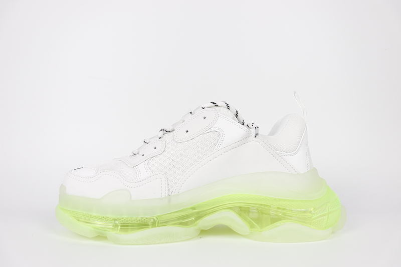 BALENCIAGA TRIPLE S SNEAKER WHITE GREEN 2