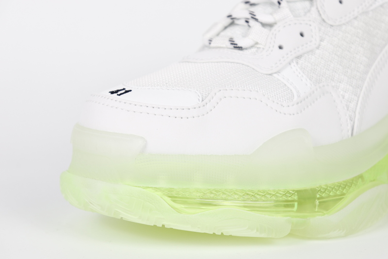 BALENCIAGA TRIPLE S SNEAKER WHITE GREEN 5