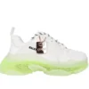 BALENCIAGA TRIPLE S SNEAKER WHITE GREEN REPLICA
