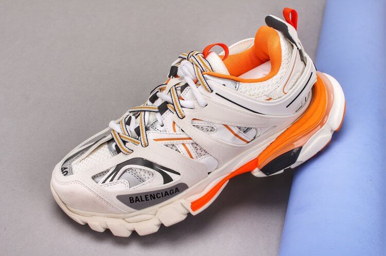 Balenciaga Sneaker Tess.s.Gomma MAILLE BLACK Grey orange2 1