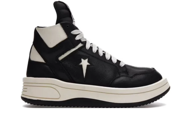 Converse TURBOWPN Mid Rick Owens DRKSHDW Black Cloud Cream 1 1