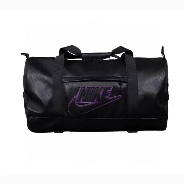 Duffle Bag Leather Bucket Bag Black1 1
