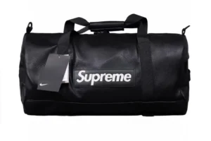 Duffle Bag Leather Bucket Bag Black2 1