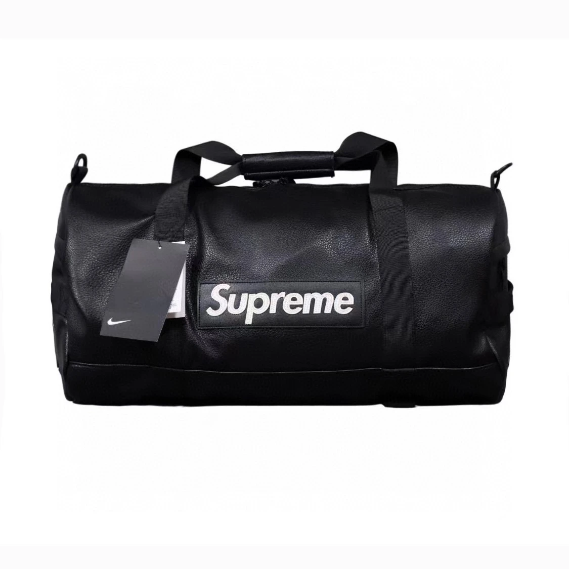 Duffle Bag Leather Bucket Bag Black2