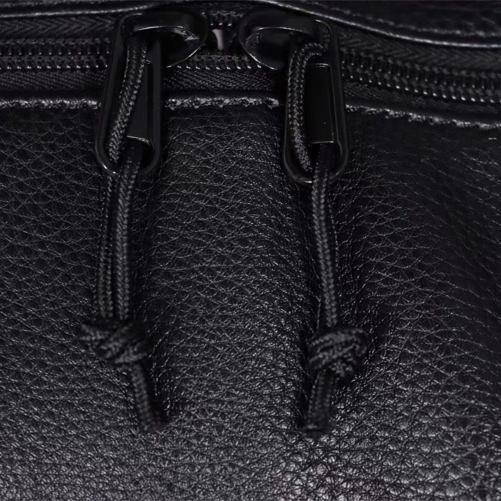 Duffle Bag Leather Bucket Bag Black6