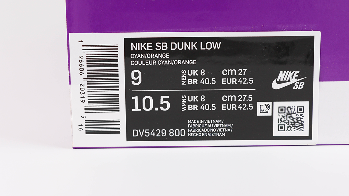 Dunk Low SB Orange Emerald Rise Reps10