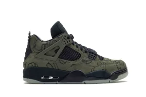 KAWS x Air Jordan 4 Retro Olive Black Reps (Custom Version)
