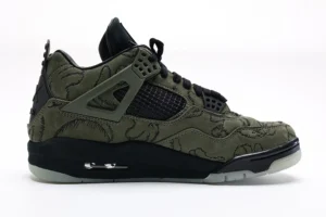 KAWS x Air Jordan 4 Retro Olive Black Reps3