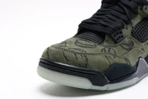 KAWS x Air Jordan 4 Retro Olive Black Reps4