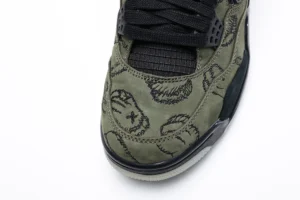 KAWS x Air Jordan 4 Retro Olive Black Reps6