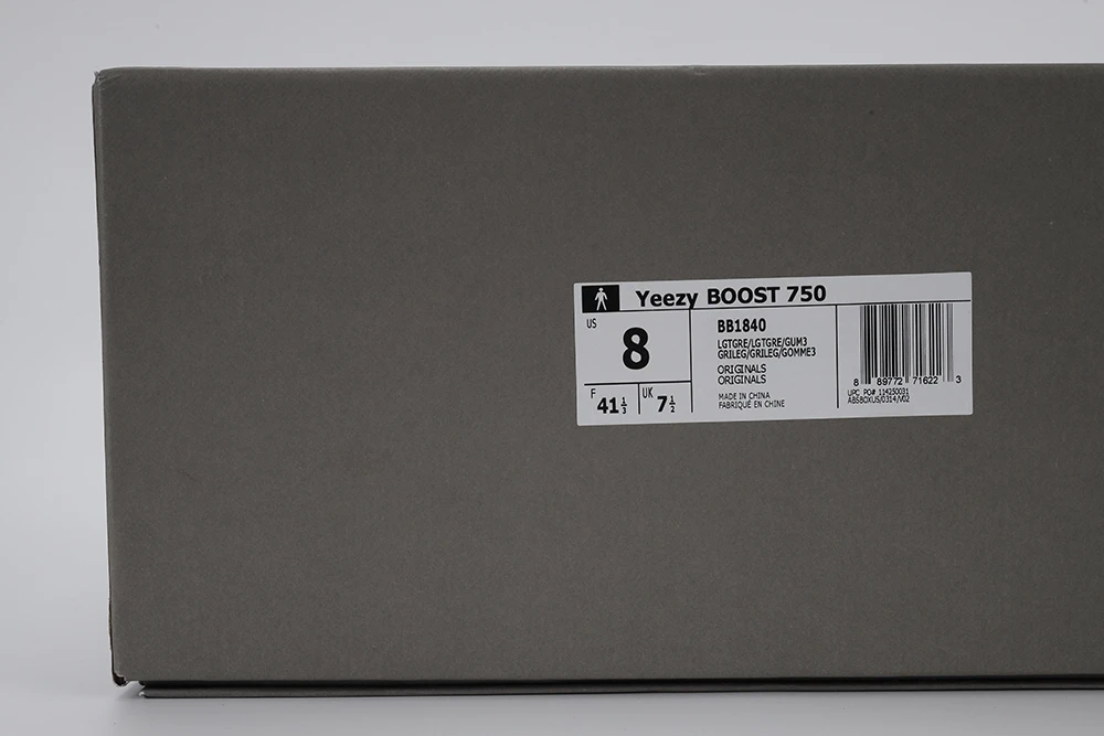 Yeezy Boost 750 Light Grey Glow In the Dark 14 KKK 7402