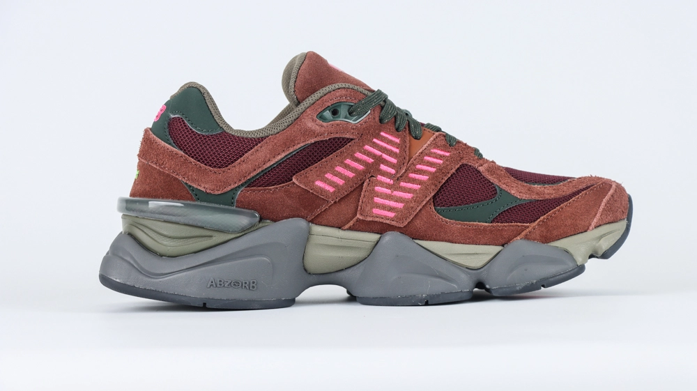 New Balance 9060 Burgundy Pink Reps 7