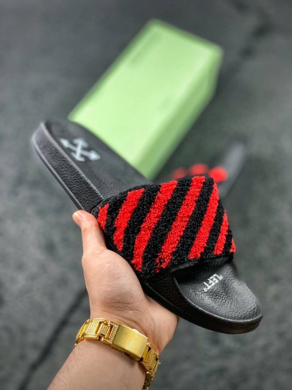 OFF WHITE FLYKNIT STRIPE SLIDER00005 600x800 1