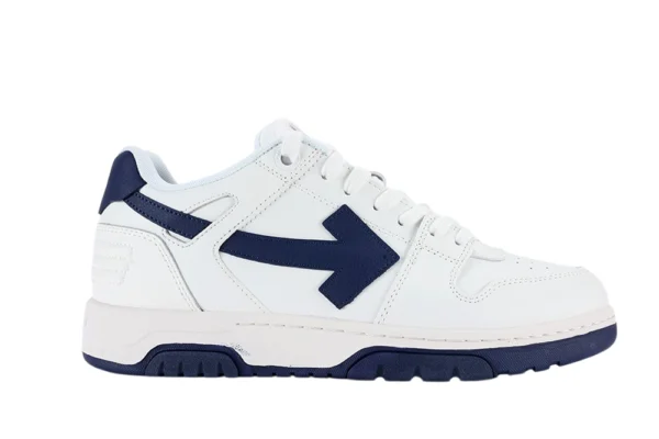 OFF WHITE Out Of Office OOO 30 MM Low Tops Black White Blue2 1