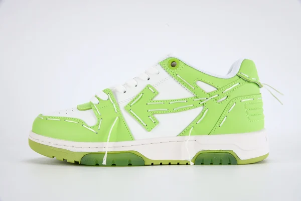 OFF WHITE Out Of Office Sartorial Stitching White Green00001