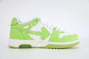 OFF WHITE Out Of Office Sartorial Stitching White Green00003