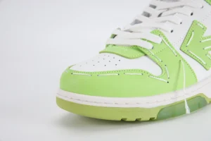 OFF WHITE Out Of Office Sartorial Stitching White Green00004