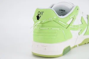 OFF WHITE Out Of Office Sartorial Stitching White Green00005