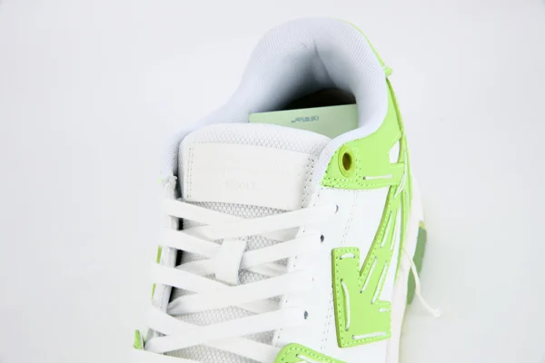 OFF WHITE Out Of Office Sartorial Stitching White Green00007